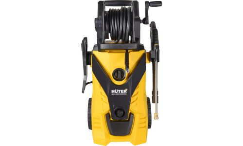 Мойка высокого давления Huter W210i Professional, 220В, 2.6кВт, 210бар, 450л/ч, длина шланга 8м, с водяным охлаждением и с насосом для забора воды, на колёсах, арт. 70/8/18