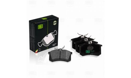 Колодки тормозные дисковые Trialli, задние, комплект на ось (4 шт), арт. PF 1877