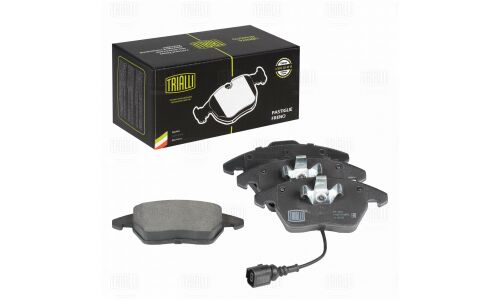 Колодки тормозные дисковые Trialli, передние, комплект на ось (4 шт), арт. PF1801