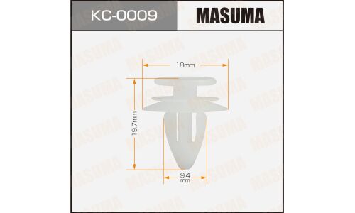 Клипса крепёжная деталей салона Masuma, для Great Wall, арт. KC-0009