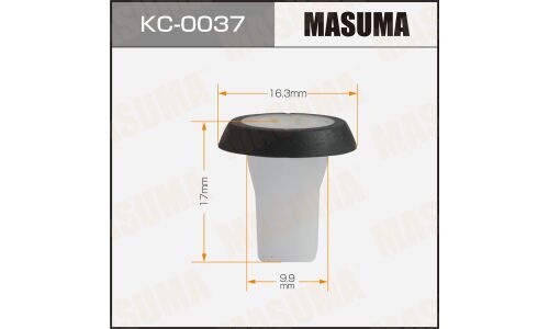Клипса автомобильная (автокрепеж) MASUMA 0037-KC [уп.50]