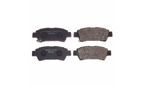 Колодки тормозные дисковые Double Force, задние, комплект на ось (4 шт), арт. DFP3249