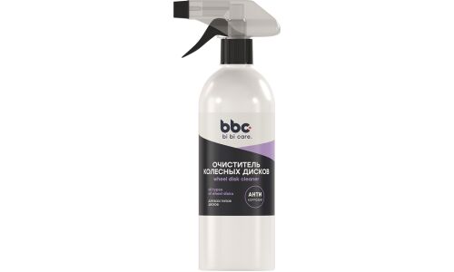 Очиститель колесных дисков BiBiCare Wheel Disk Cleaner, от ржавчины, нагара и колодочной пыли, бутылка с триггером 500мл, арт. 4050
