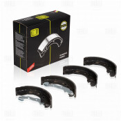 Колодки тормозные барабанные Trialli, комплект на ось (4 шт), арт. GF 1401