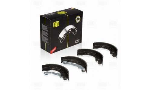 Колодки тормозные барабанные Trialli, комплект на ось (4 шт), арт. GF 1401