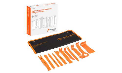 Набор съемников пистонов обшивки салона 11пр. планшет AIRLINE, арт. AT-CR-06