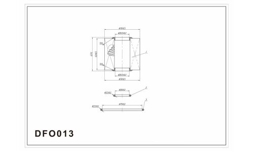 Фильтр масляный Double Force, арт. DFO013