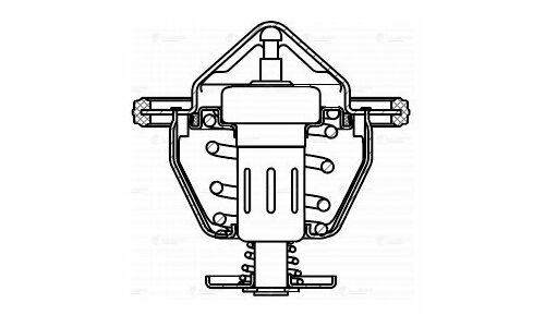 Термостат Luzar, для Haval H6, +82°С, арт. LT 3018