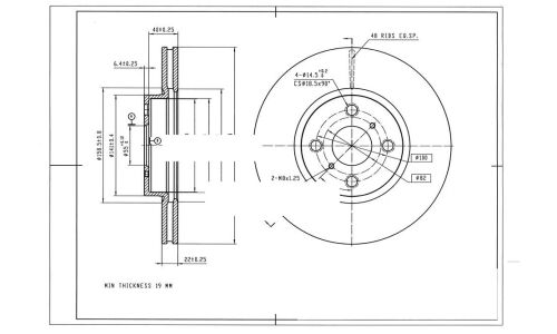Диск тормозной Avantech, арт. BR3003S