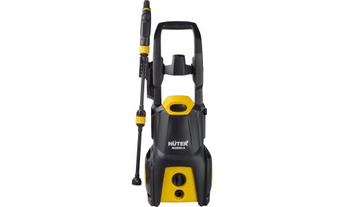 Мойка высокого давления Huter M2000-A, 220В, 1.9кВт, 165бар, 375л/ч, длина шланга 5м, с насосом для забора воды, на колёсах, арт. 70/8/25