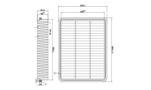 Фильтр воздушный DOUBLE FORCE, арт. DFA31007