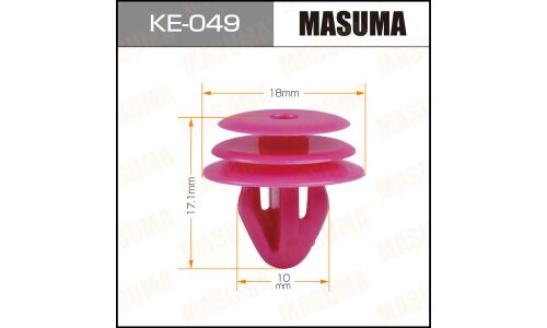 Клипса крепежная Masuma KE-049 (OEM 82315-27000)
