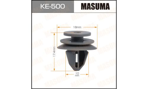 Клипса крепёжная деталей салона Masuma, для BMW, арт. KE-500