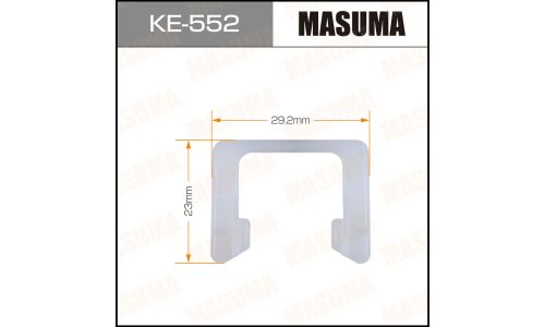 Клипса автомобильная (автокрепеж) MASUMA 552-KE [уп.50]