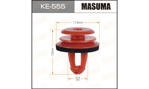 Клипса крепёжная обшивки салона Masuma, для BMW, арт. KE-555