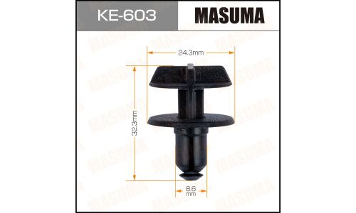 Клипса автомобильная (автокрепеж) MASUMA 603-KE [уп.50]