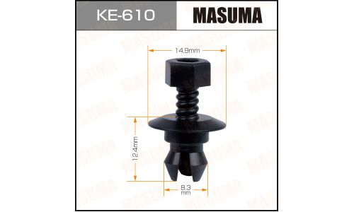 Клипса крепёжная деталей кузова Masuma, для Audi, Volkswagen, арт. KE-610