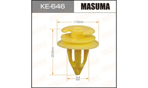 Клипса крепёжная деталей салона Masuma, для BMW, арт. KE-646
