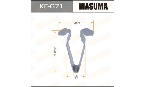 Клипса крепёжная обшивки салона Masuma, для Skoda, Volkswagen, арт. KE-671