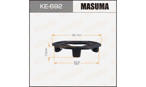Клипса крепёжная деталей салона Masuma, для Audi, Skoda, Volkswagen, арт. KE-692