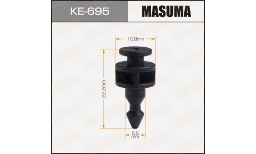 Клипса крепёжная деталей кузова Masuma, для Mercedes-Benz, Volkswagen, арт. KE-695