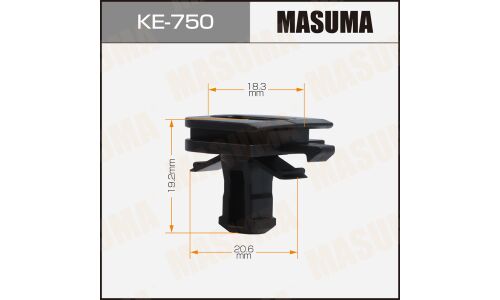 Клипса автомобильная (автокрепеж) MASUMA 750-KE [уп.50]