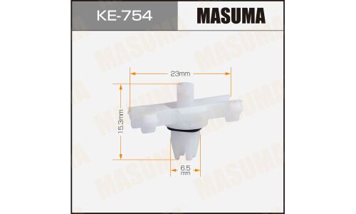Клипса автомобильная (автокрепеж) MASUMA 754-KE [уп.50]