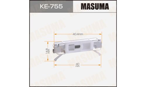 Клипса автомобильная (автокрепеж) MASUMA 755-KE [уп.50]