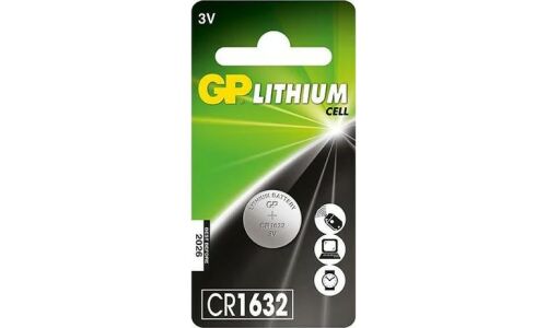 Батарейка литиевая GP Batteries Lithium, CR1632 (Ø16.0x3.2мм), 3В, 1 шт, арт. GPCR1632ERA-2CPU1