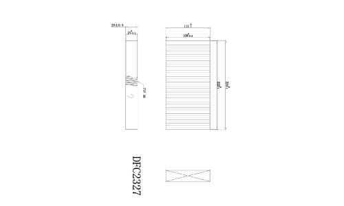 Фильтр салонный Double Force, арт. DFC2327