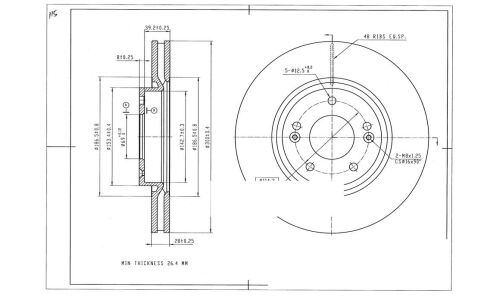 Диск тормозной Avantech, арт. BR3005S