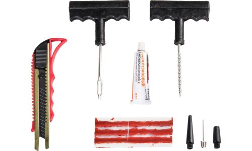 Компрессор автомобильный Airline Tornado S, 12В, 5.5А, 30л/мин, 7атм, с инструментами (набор для ремонта шин), кейс, арт. CA-020-01