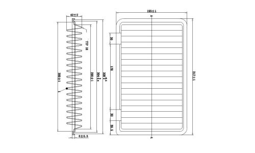 Фильтр воздушный Double Force A-199, арт. DFA32003