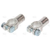 Клеммы для аккумулятора Startvolt, латунь, стандартные (+19.5/-17.9), крепление провода гидравлическим обжимом, 2 шт, арт. SBT 018