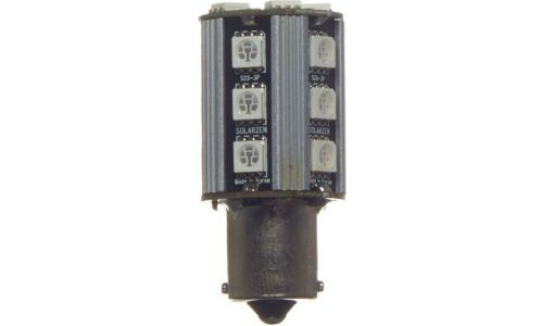 Лампа светодиодная Avantech LED Crystal P21W (BA15s, S25), 12В, 21Вт, красная, 1 шт