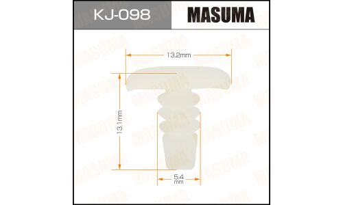 Клипса крепёжная уплотнителей дверей Masuma, для Mitsubishi, арт. KJ-098