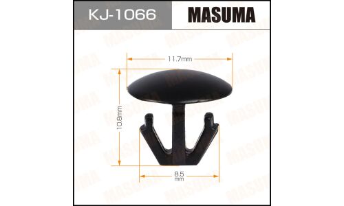 Клипса крепёжная уплотнителей капота Masuma, для Honda, арт. KJ-1066