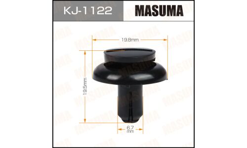 Клипса крепёжная обшивки салона Masuma, для Lexus, Toyota, арт. KJ-1122