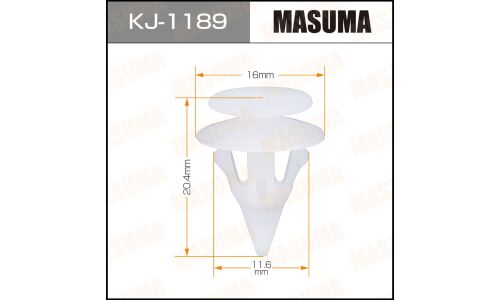 Клипса крепёжная деталей кузова Masuma, для Lexus, Toyota, арт. KJ-1189
