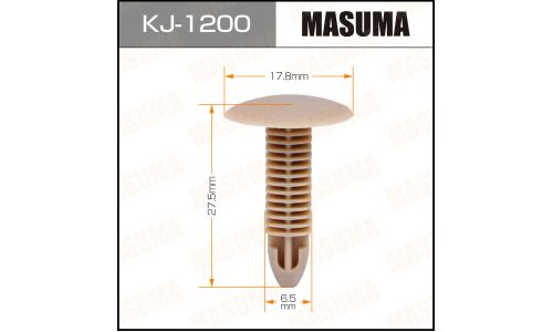 Клипса крепёжная обшивки салона Masuma, для Toyota, арт. KJ-1200