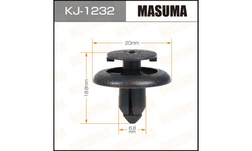 Клипса крепёжная деталей салона Masuma, для Toyota, арт. KJ-1232