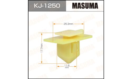 Клипса крепёжная молдинга дверей Masuma, для Toyota, арт. KJ-1250
