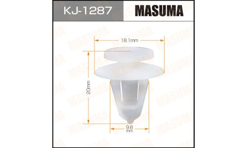 Клипса крепёжная обшивки салона Masuma, для Lexus, Toyota, арт. KJ-1287