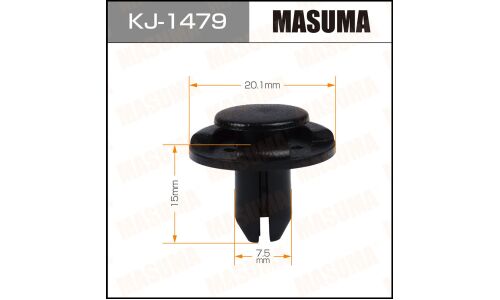 Клипса крепёжная деталей кузова Masuma, для Infiniti, Nissan, арт. KJ-1479