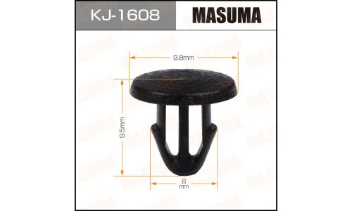 Клипса крепёжная уплотнителей фар и капота Masuma, для Honda, Nissan, арт. KJ-1608