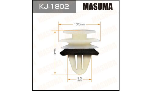 Клипса крепёжная двери багажника Masuma, для Honda, арт. KJ-1802