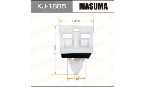 Клипса крепёжная бампера Masuma, для Honda, арт. KJ-1885