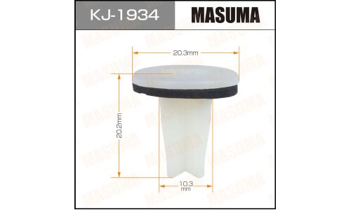 Клипса крепёжная накладок крыла Masuma, для Subaru, арт. KJ-1934