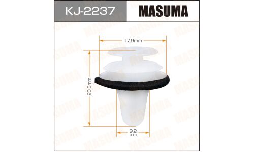 Клипса крепёжная накладок дверей Masuma, для Toyota, арт. KJ-2237