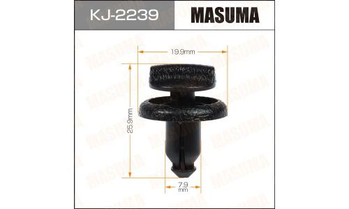 Клипса крепёжная обшивки багажника Masuma, для Nissan, арт. KJ-2239